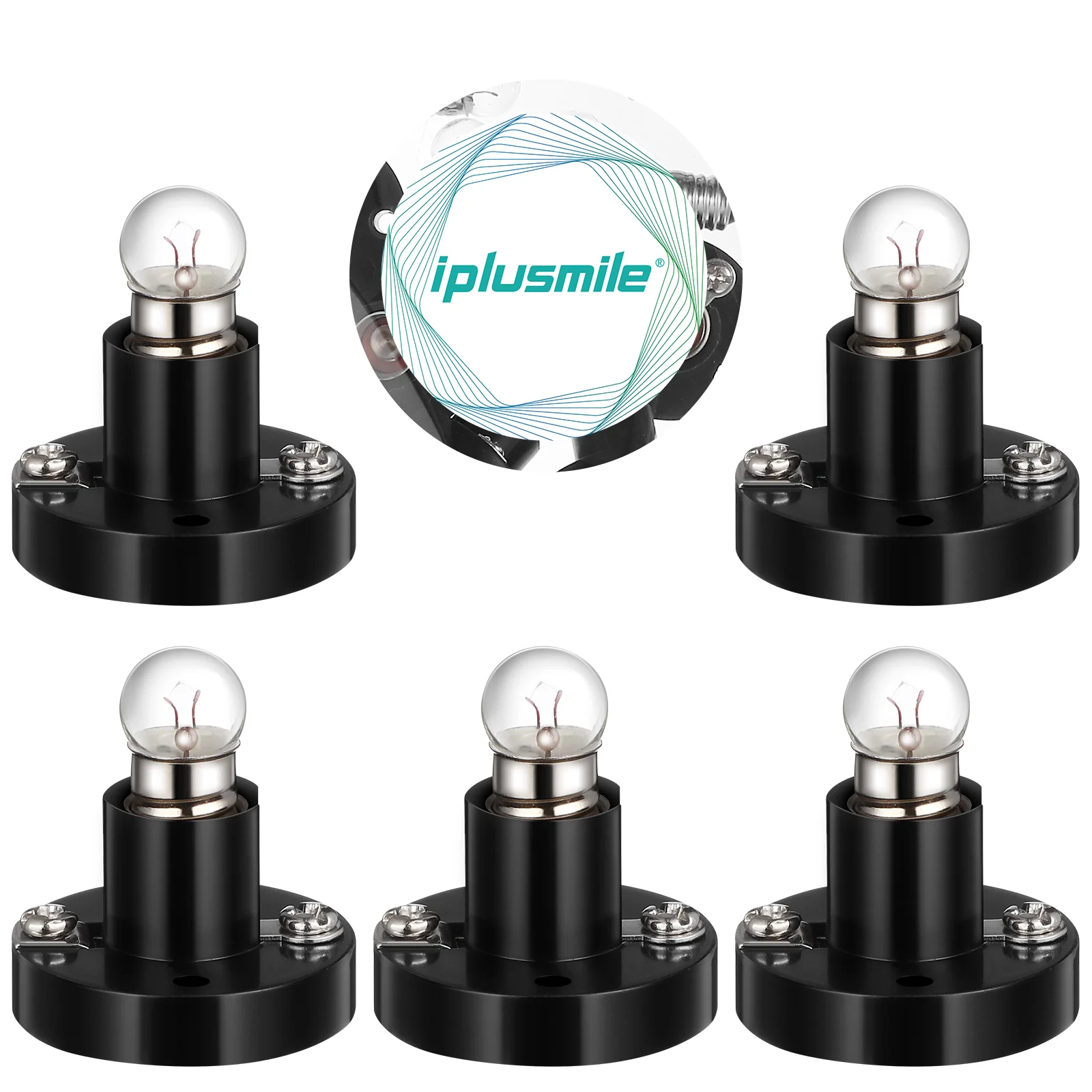 

Screw Lamp Holder Light Bulb with E10 Holders Base and Bulbs Socket Plastic Student