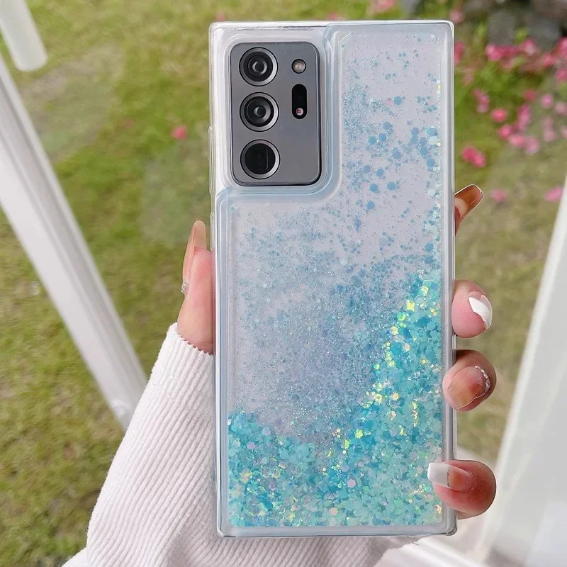 Glitter Luminous Quicksand Clear TPU Phone Case