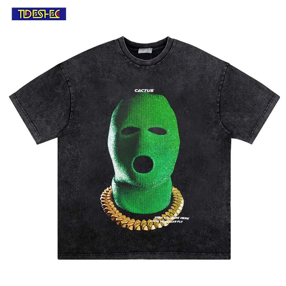 T-shirt surdimensionné vintage des années 90 avec motif croix Y2k pour homme - Grunge Harajuku Streetwear Alt Goth - Vêtements punk, noir, XX-Large