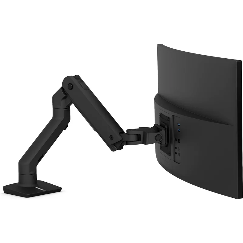 

Ergotron – HX Premium Heavy Duty Monitor Arm, Single Monitor VESA Desk Mount – for Flat or Slight Curved Ultrawide Monitors Up t