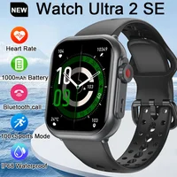 2025 New Smartwatch Ultra2 Men Women 1000mAh AMOLED Heart Rate Sport Bluetooth Call IP68 Waterproof Smart Watch For iOS Android