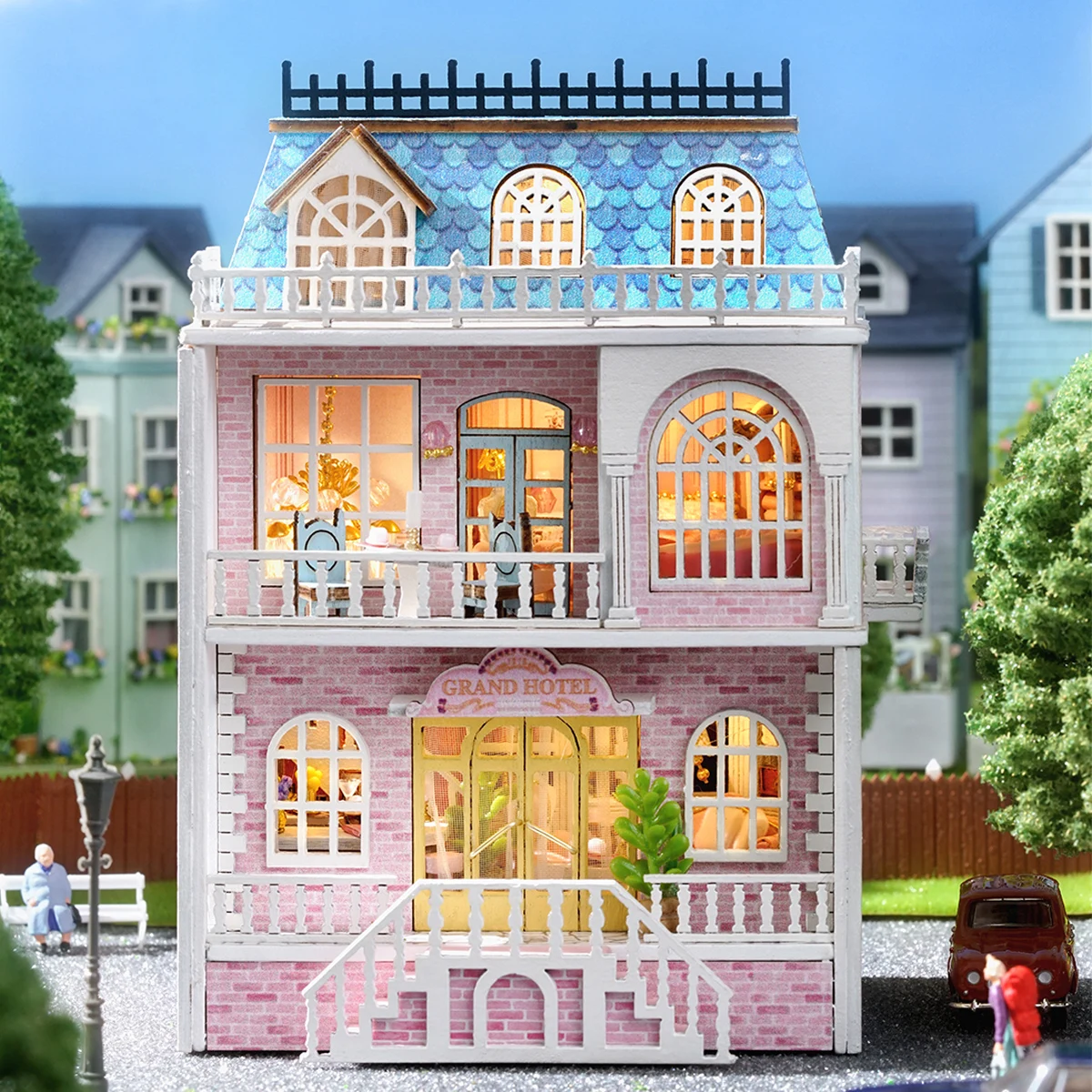 DIY Handmade Dollhouse Kit: Creative 3D Puzzle for Home and Bedroom Decor with Furniture