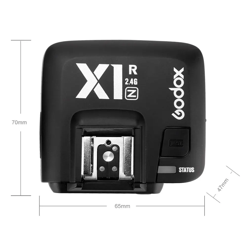 Flash Trigger Godox X1R-C X1R-N X1R-S TTL 2.4G Wireless Flash Trigger Receiver for X1T-C/N/S Trigger for Canon Nikon Sony DSLR Camera
