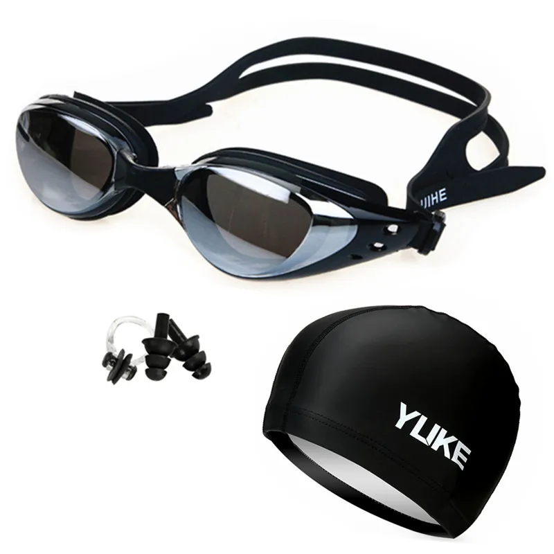 Swimming Goggles Swimming Cap For Men Women Kids Adult