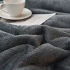 Wool Throw Blanket Keep Warm Winter Bed Blankets Double Sided Queen Duvet Cover Camping Double Bed Cover Bedspread On The Bed 3
