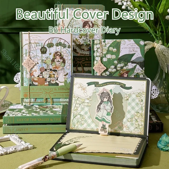 6*8cm Lovely Cartoon Image 9 Types Notebook 1piece Kawaii Journal Diary  Notebook - AliExpress
