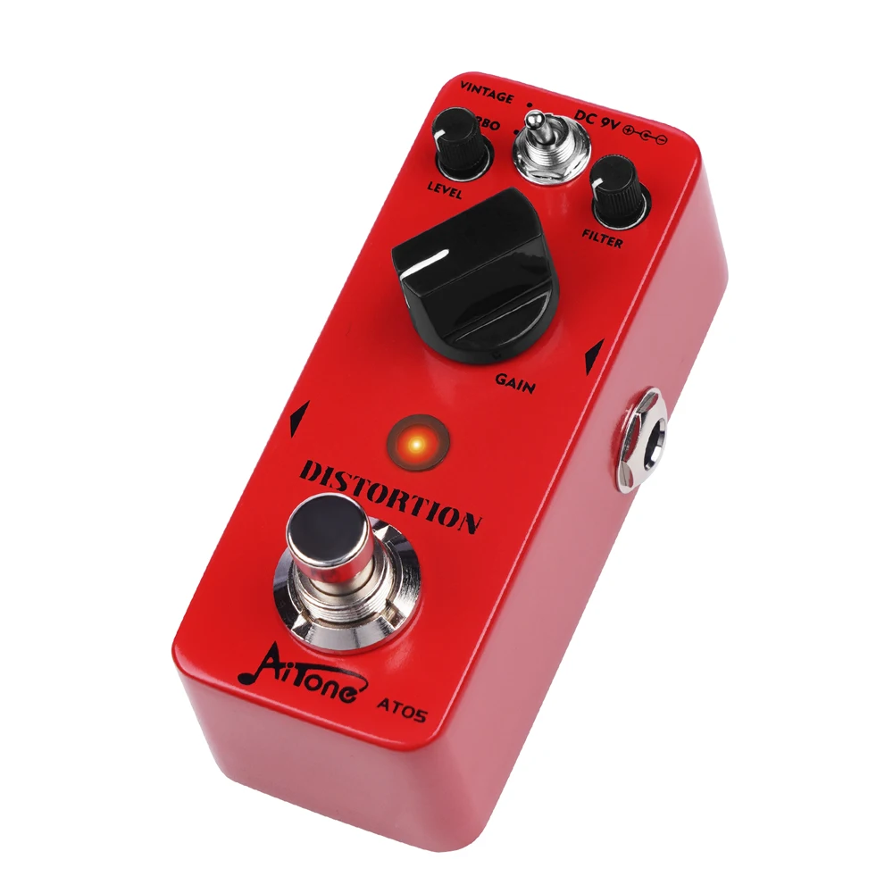 AITONE Series AT-05 Distortion Guitar Pedal 2 Practical Mode Vintage/Turbo Effec