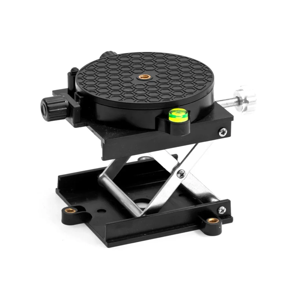 Adjustable Lift Stand For Laser Level 360-Degree Rotation Router Lift Table Adjustable Height Laser Level Lifting Platform woodworking lift table