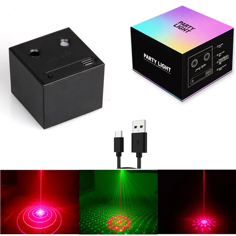 Rechargeable Mini LED Stage Light for Parties and Home Decor