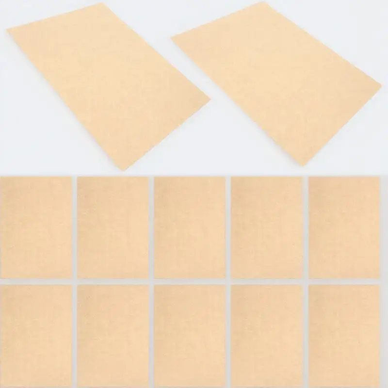 50Pcs A4 표백되지 않은 밝은 갈색 양피지 시트 DIY 편지 봉투 인증서 졸업장 90G 용 레트로 필기 용지