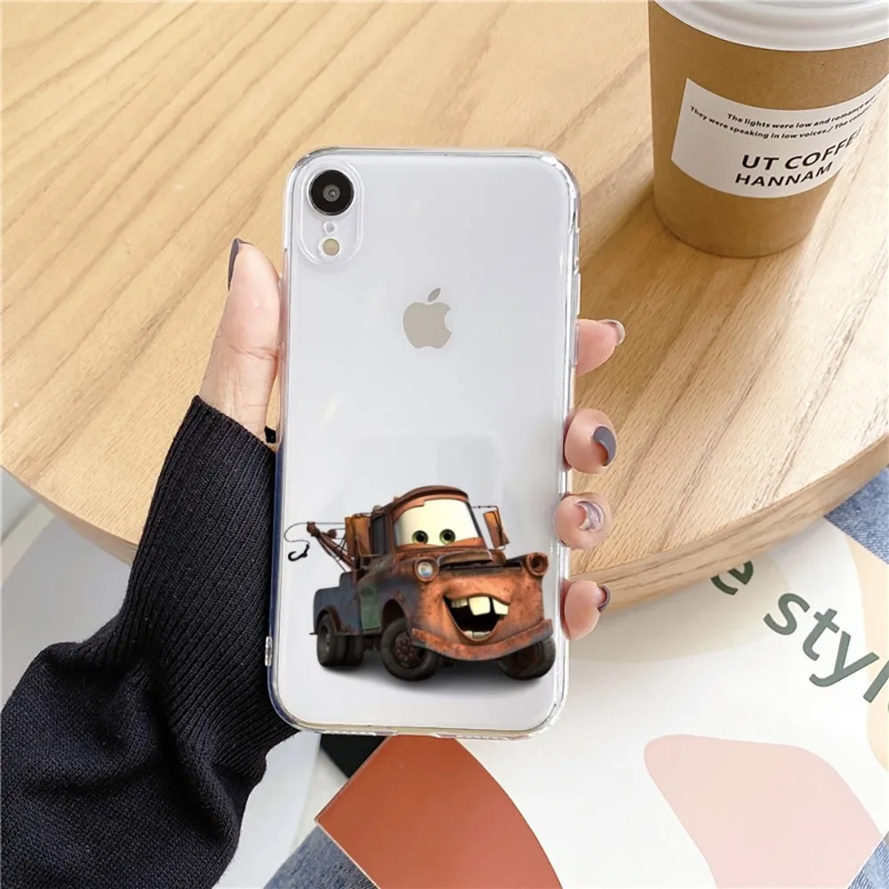 thumbnail image 1 of Funda de teléfono Cars L-Lightning m-mcQueen para Iphone 15 11 13 14 Pro Max 7 8 Plus X Xr Xs Max Se2020 12mini cubierta transparente, 1 of 5