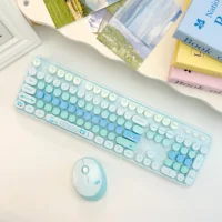 Colorful Sweet Wireless Keyboard And Mouse Set - Combo Pack for Sweet Home Decor And Personal Use - Image 4