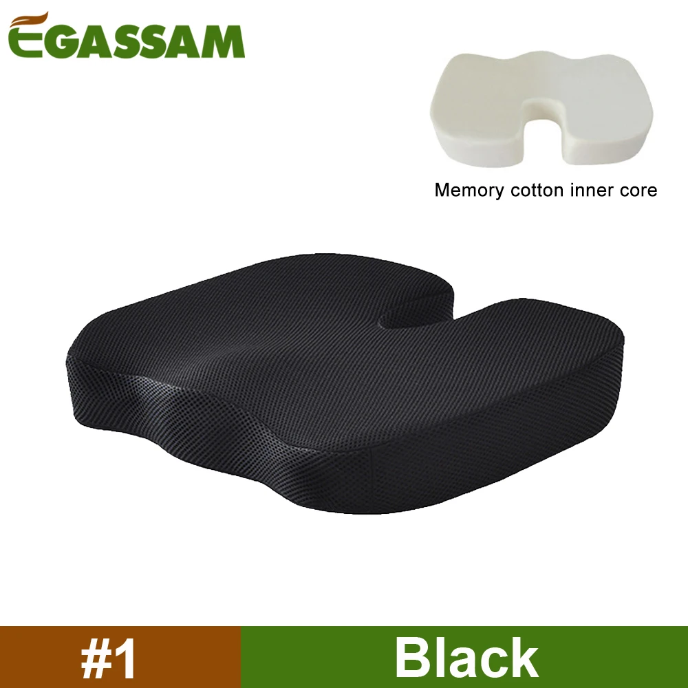 Seat Cushions for Office Chairs,Memory Foam Coccyx Cushion Pads for  Tailbone Pain,Sciatica Relief Pillow,Correct Sitting Posture - AliExpress