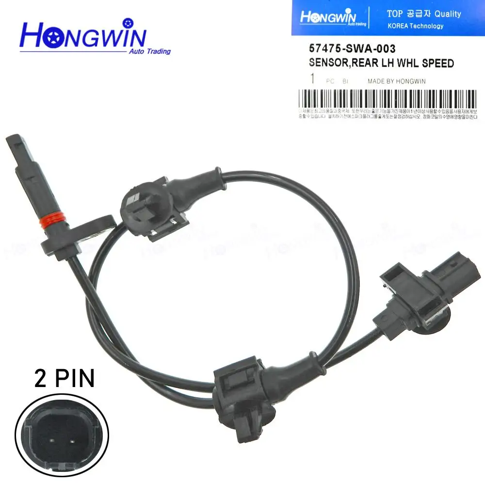 Capteur ABS Avant Gauche Pour Honda Jazz II 1.2 1.3 1.4 2002-2008 - N° OE 57455SELP02 - 5