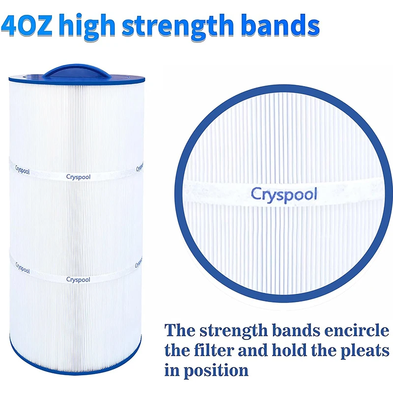 1 PackCryspool Spa Filter Compatible with Caldera 75, C-7375, 1019301, 73531, PCD75N, FC-3964, 75 sq.ftt 5