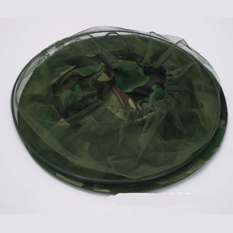 Head Face Protection Veil Mask Hat Bee Bug Insect Anti-mosquito Safety Prevention Head Net Camouflage Beekeeping hat