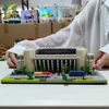 Madrid Style Soccer Stadium Model Micro Mini Diamond Block Kit Kids Adult Assemble Barcelona Football Field Brick Set Puzzle Toy 3