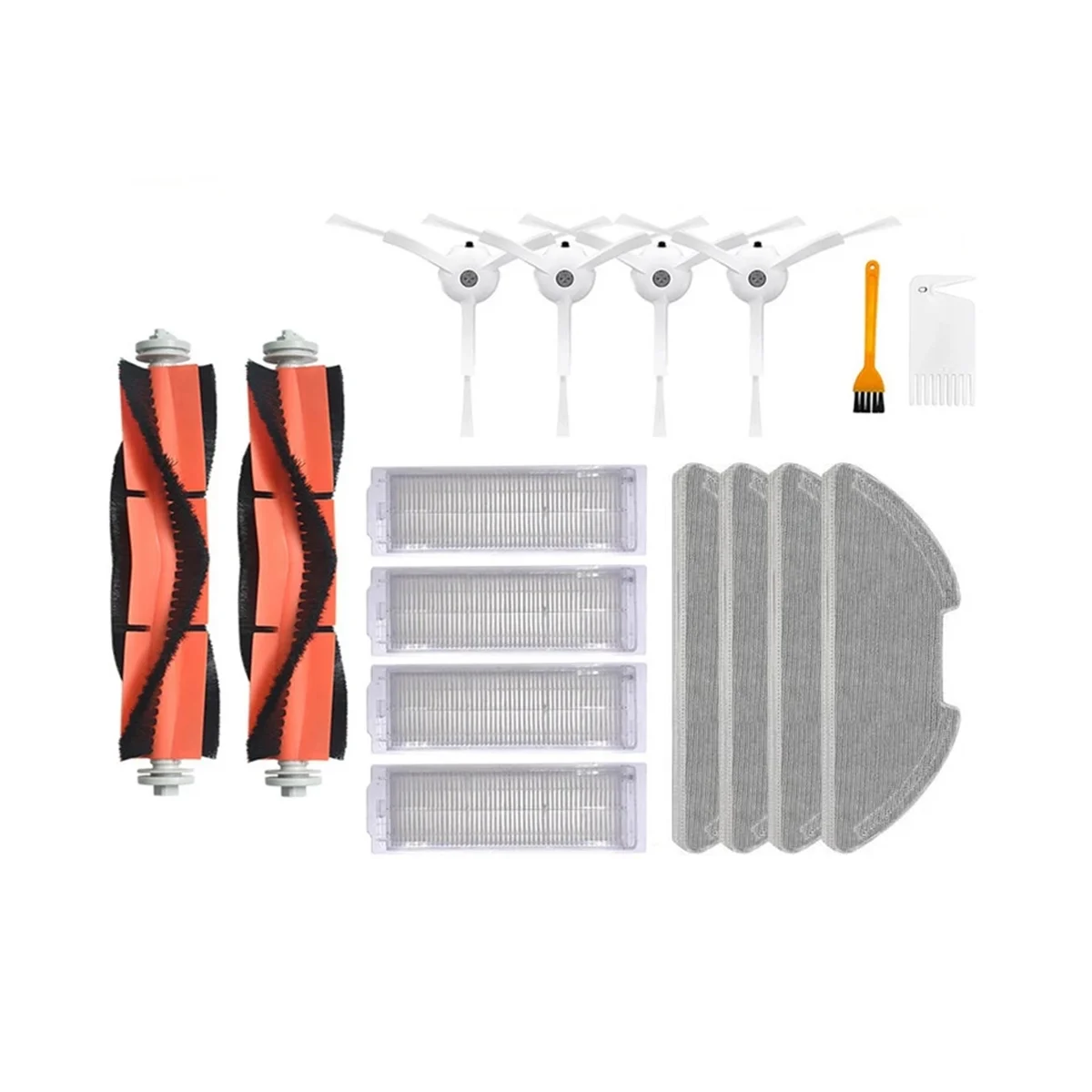 

Новая Hepa-фильтр, боковая щетка, основная щетка, насадка на швабру для робота-пылесоса Xiaomi Mi 2 Lite Mop 2 Pro MJSTL MJST1SHW, детали
