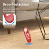 Silicone Protective Case for Google TV Streamer 4K 2024 Voice Remote Control Anti-Slipping Protection Cover Shell with Lanyard 4