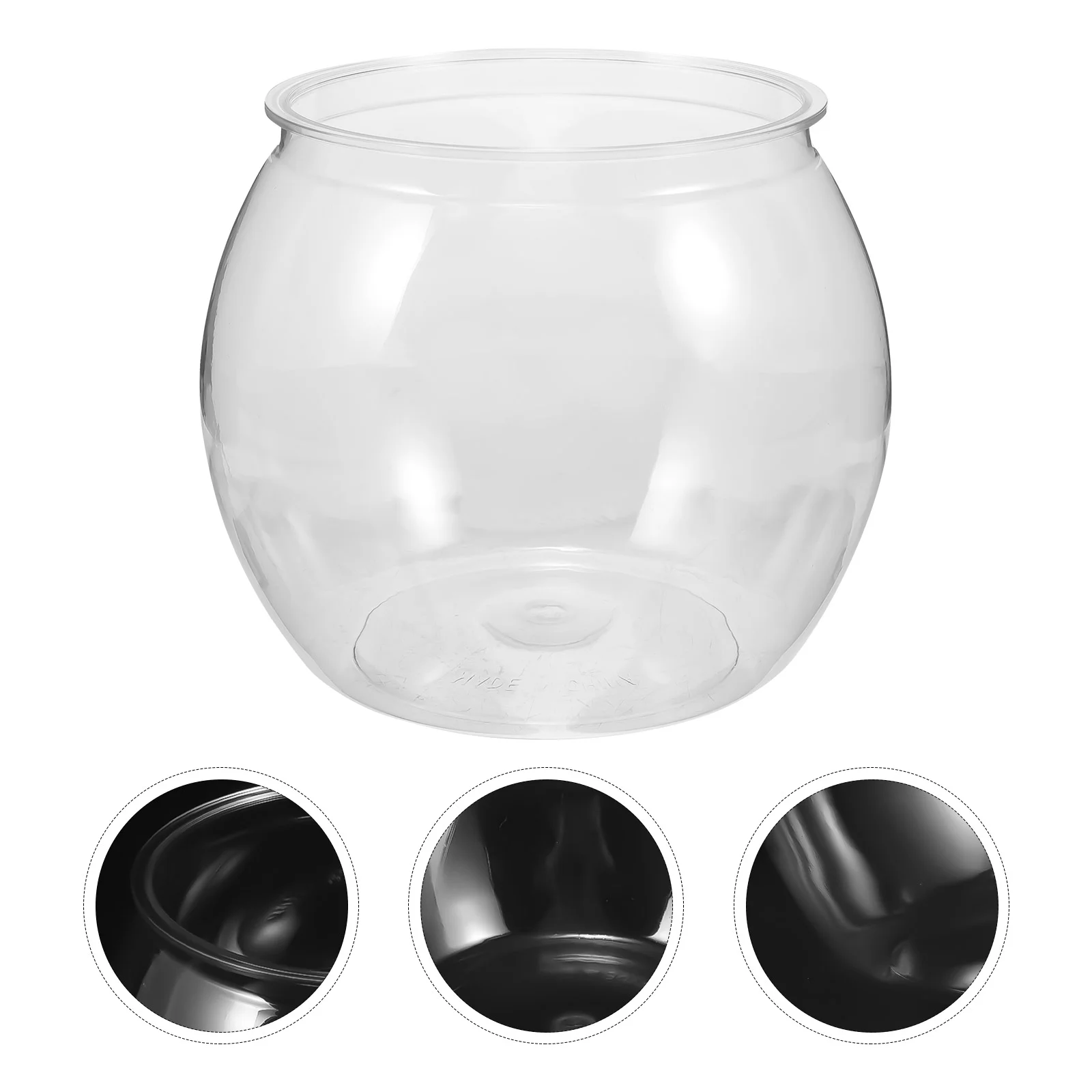 

Globe Rectangular Flower Vase Fish Tanks Aquariums Decorative Delicate Betta Transparent Goldfish Acrylic Desktop Office