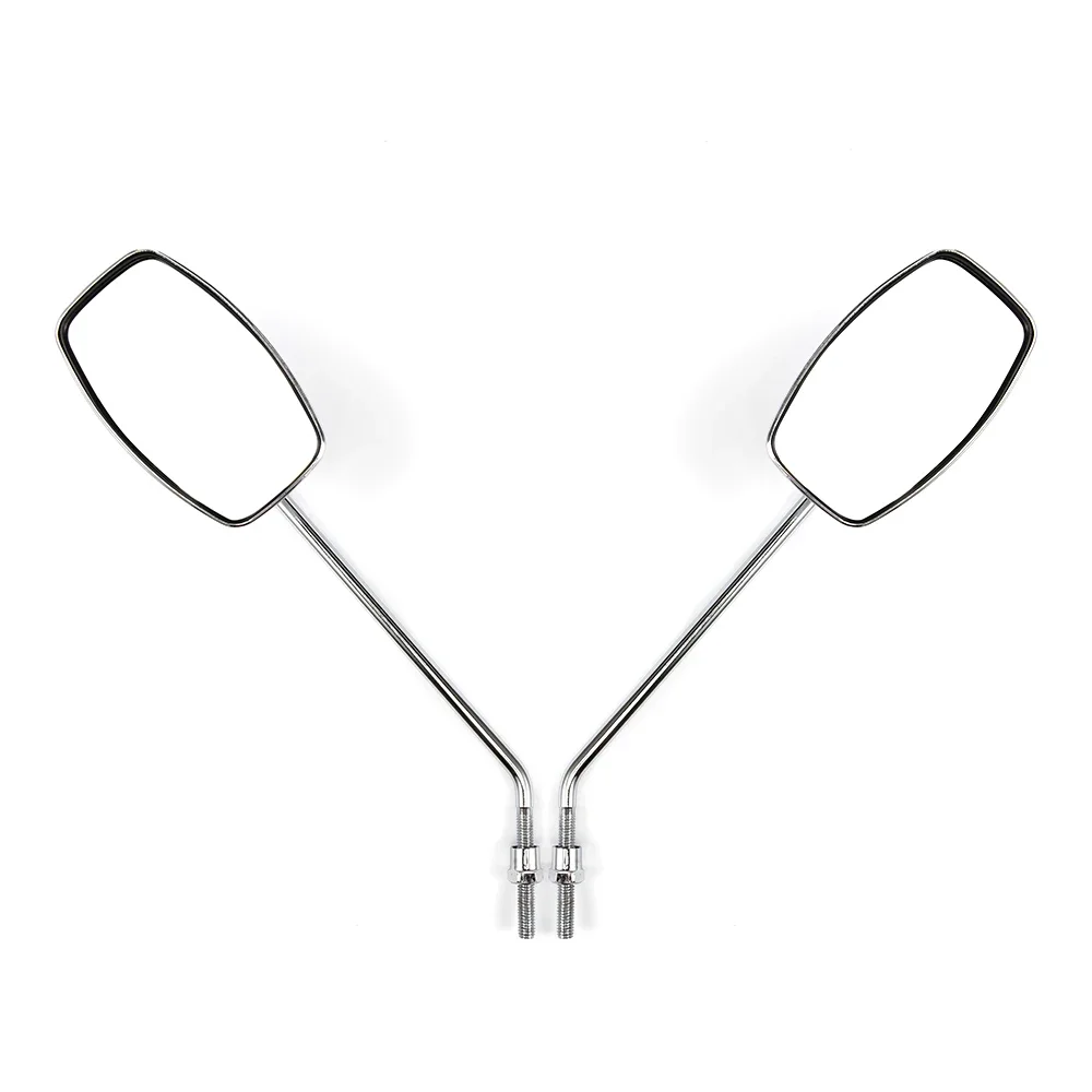 혼다 섀도우 VT1100 VT750 VT600 VF750 마그나 750용 유니버설 8mm 사각형 미러 오토바이 직사각형 핸들바 백미러