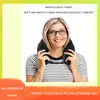 Portable Stuffable Neck Pillow Travel Neck Pillow Self-filling Travel Pillow for Travel with Refillable Support Cushion for Car 5