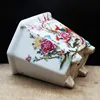 Vintage Style Hexagonal Ceramic Flowerpot Home Decoration 6