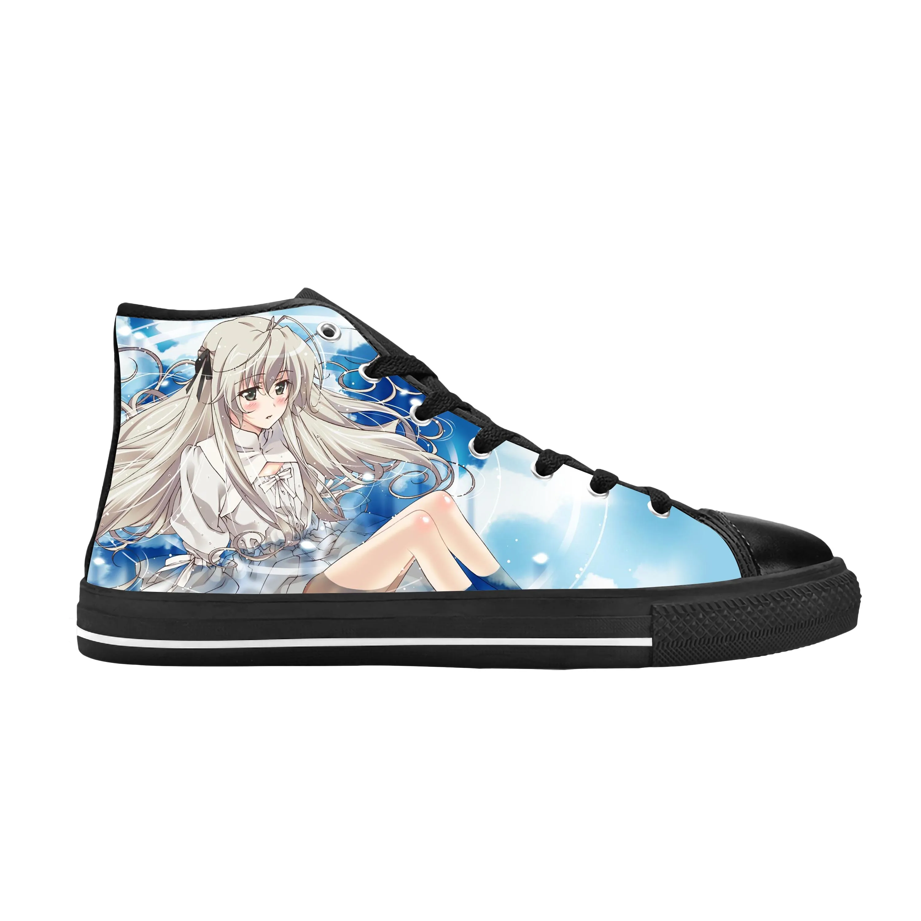 

Japanese Anime Manga Yosuga No Sora Kasugano Sora Casual Cloth Shoes High Top Comfortable Breathable 3D Print Men Women Sneakers