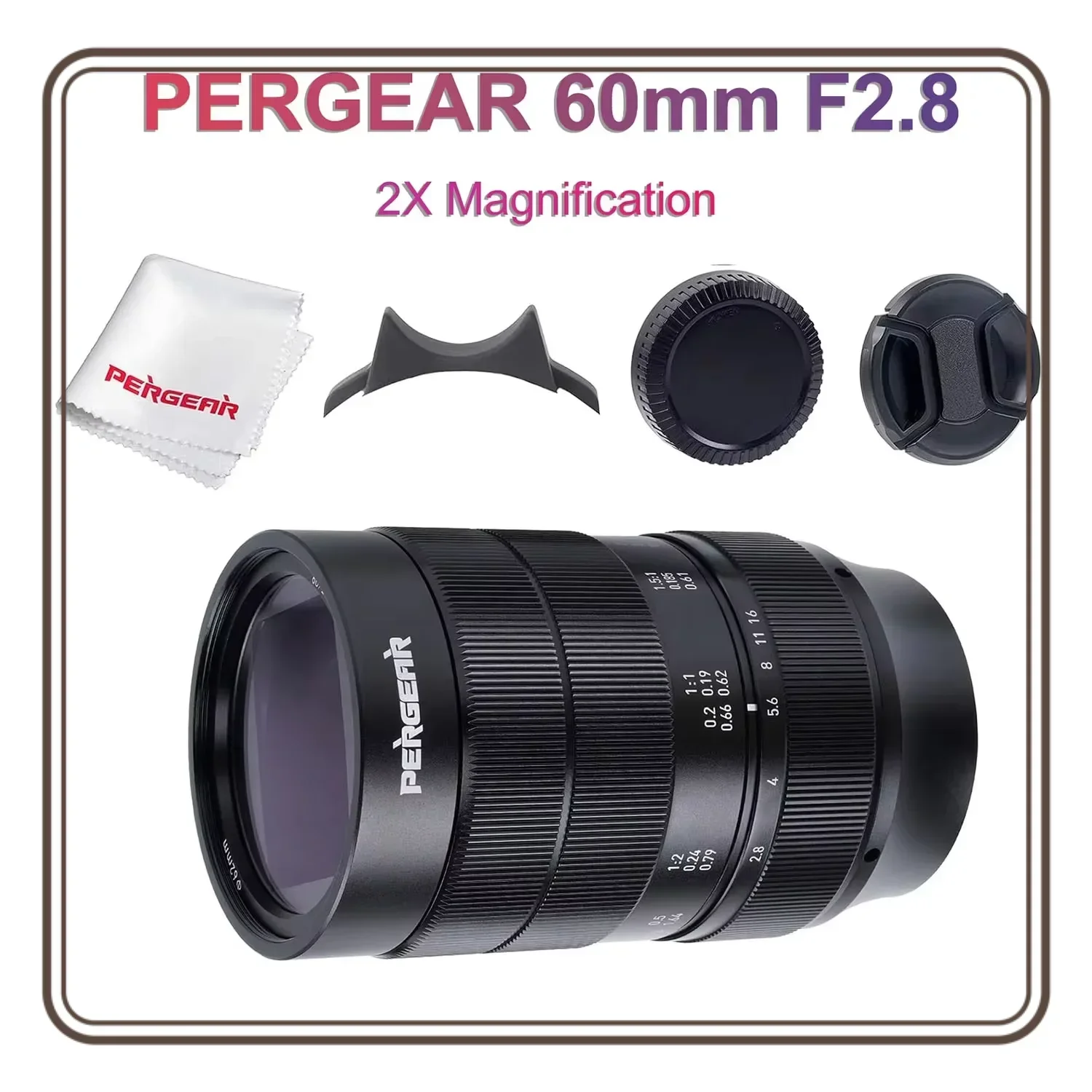 PERGEAR 60mm F2.8 II マクロ Nikon zマウント 【公式通販】