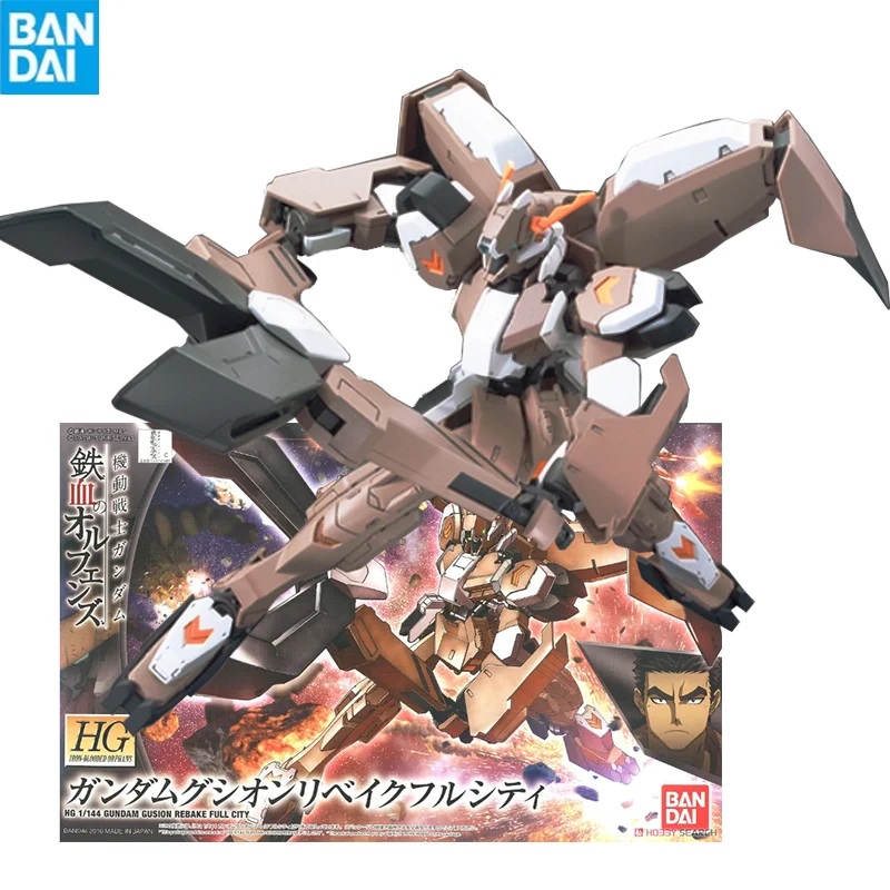

Bandai Gunpla Hg 1/144 Ibo 023 Asw-G-11 Gundam Gusion Rebake Assembly Model Collectible Robot Kits Figures Toy Models Kids Gift