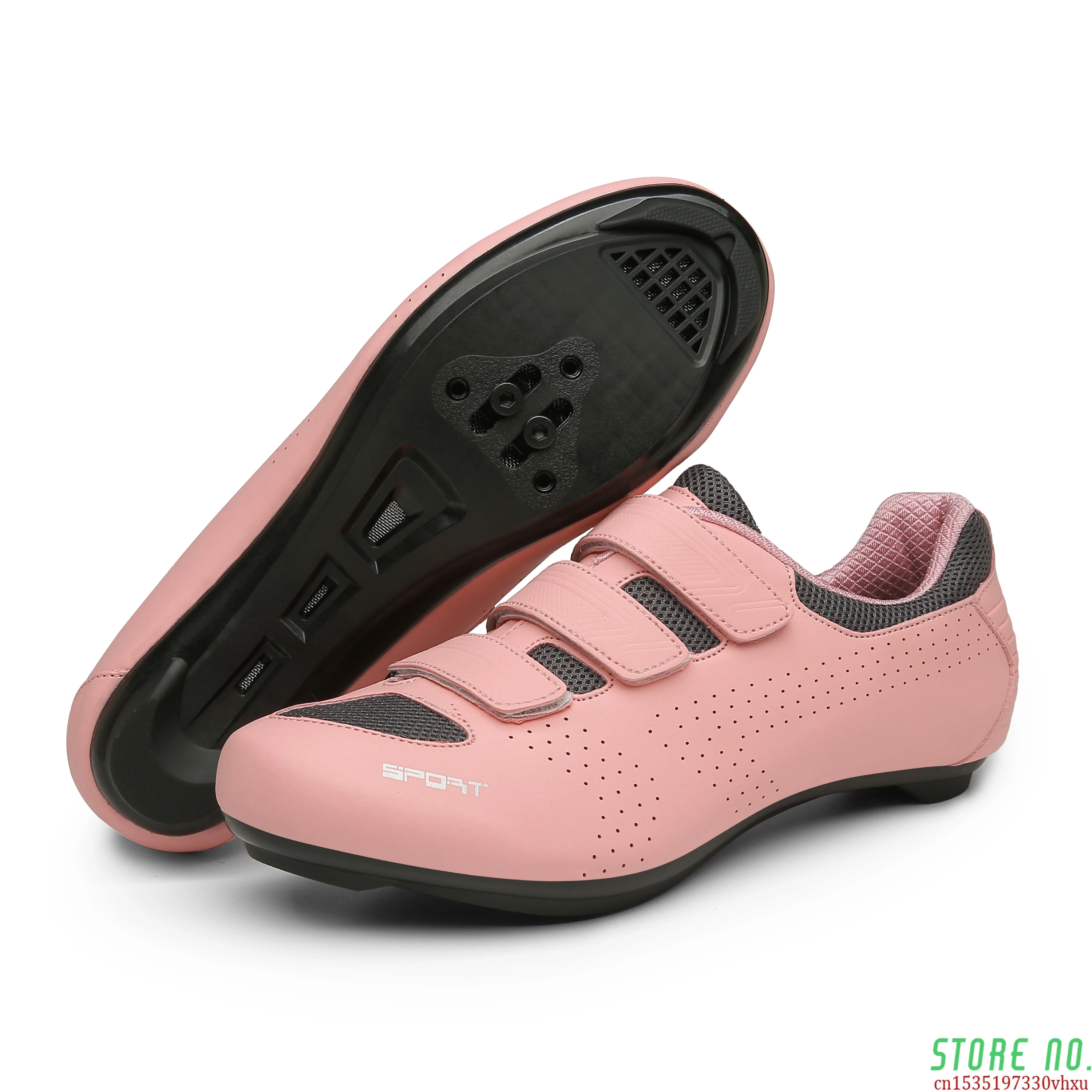 

Women Pink Road Cycling Shoes Professional MTB Bike Sports Non-slip Shoes Self-locking Ultra-light Sapatilha Ciclismo Mtb