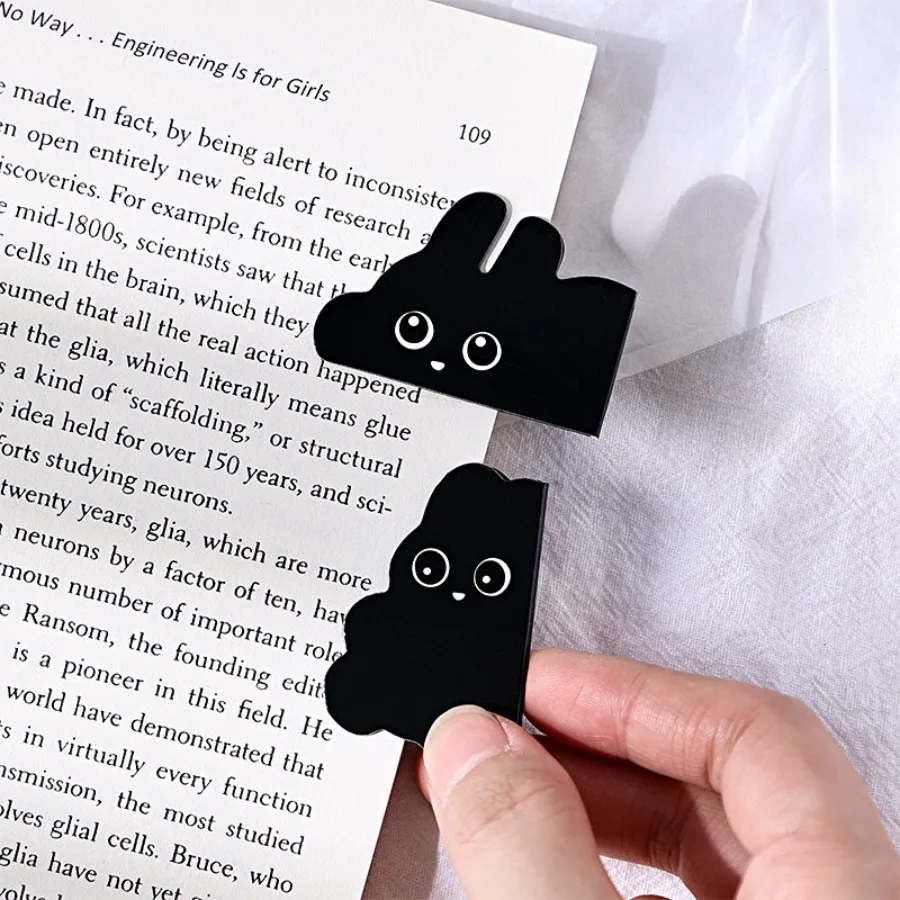 6 Pcs/Set Magnetic Animal Bookmarks Creative DIY Graduation Gift Cartoon Corner Bookmarks for Students