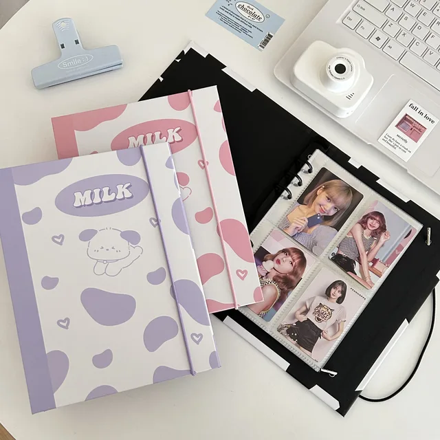 A5 Kpop Binder Photocards Holder Kawaii Diy Könyv Album Scrapbook Photo Card Journal Notebook Cards Lakeseryery - Image 2