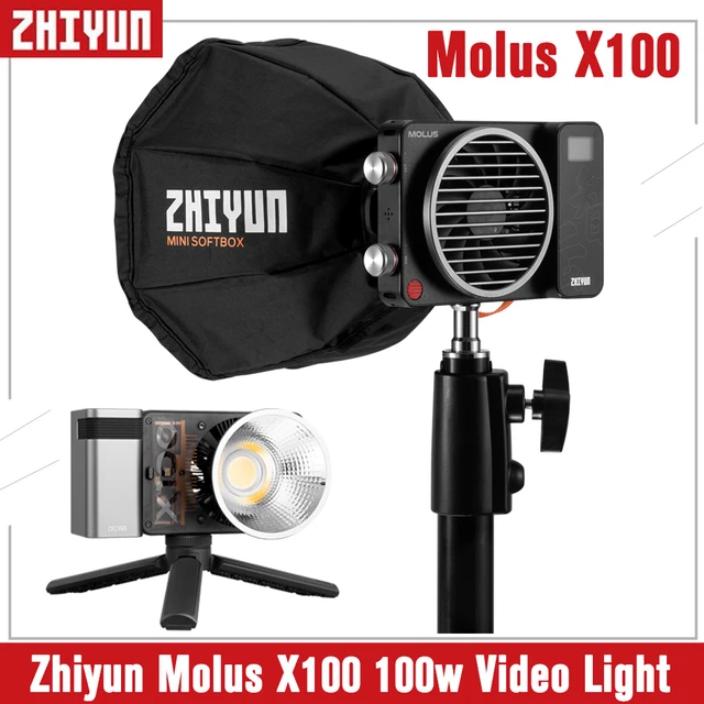 ZHIYUN MOLUS X100 LEDビデオライト（ディフューザー付き）