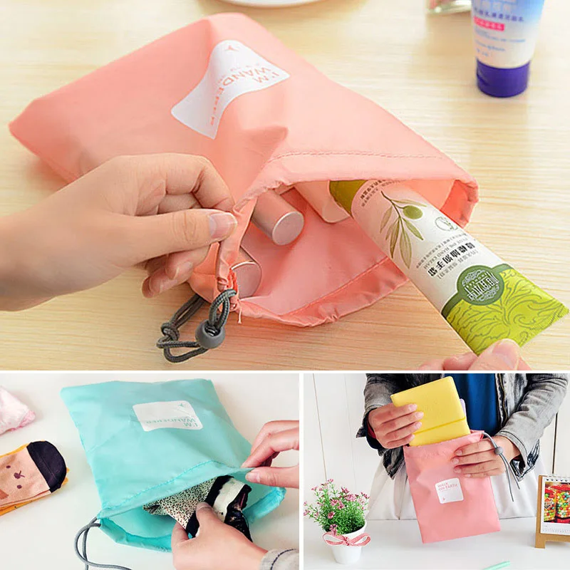 4 Pcs / Lot Waterproof Travel Storage Bags Travel Shoe Makeup Organizer Laundry Bag Underwear Cosmetics Sorting Package shoe bag travel makeup containers