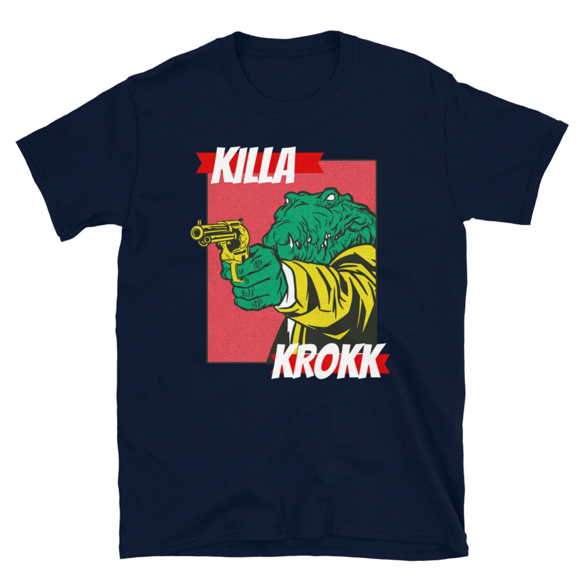 Maglietta Stile Fumetti Killa Krokk Bad Guy Villan 64000