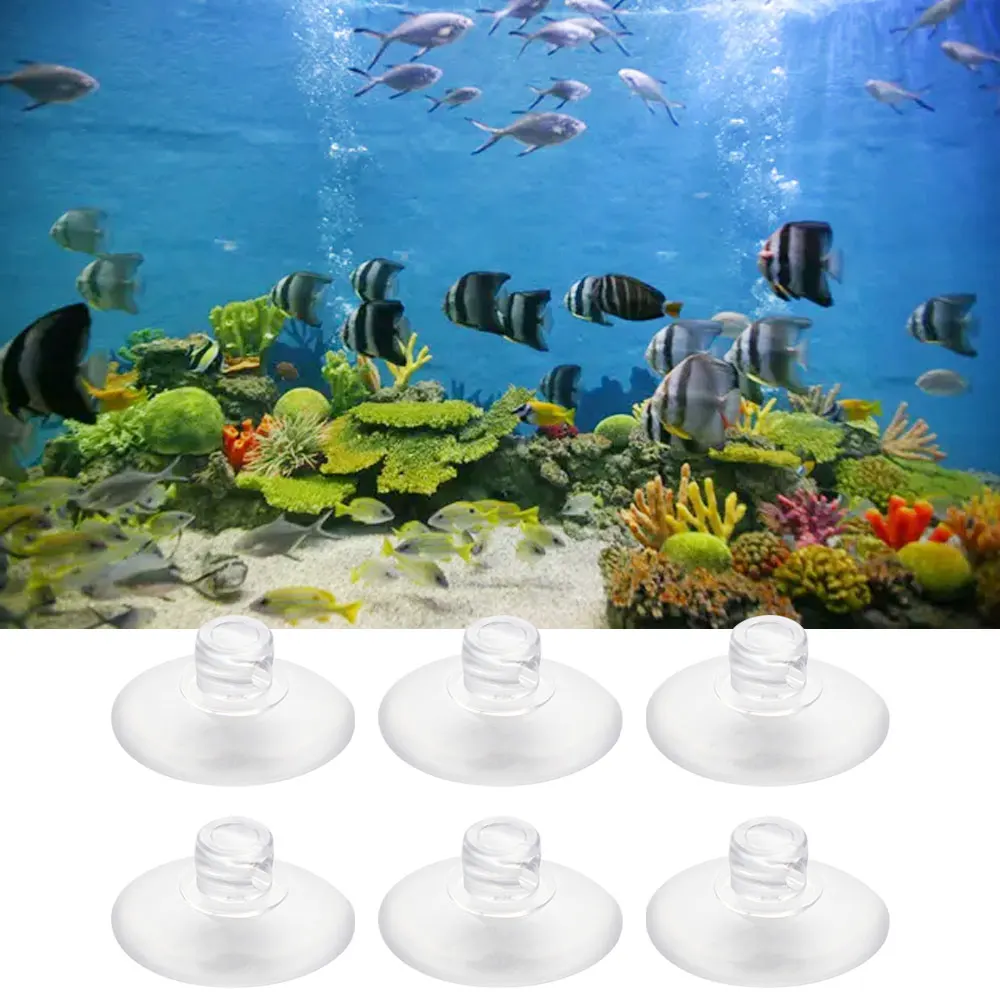 50 Pcs Aquarium Suction Cups Fish Tank Suction Cups Clip Suction Hooks