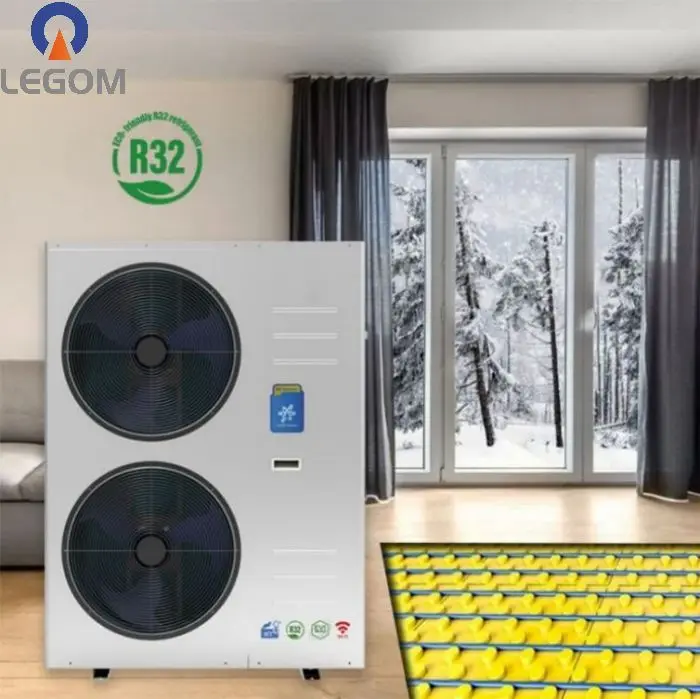 Legom Swimming Pool Heater Natural Gas Air Source Heat Pump 65 Kw Heating Cooling Air Water With Wifi 110 Watts