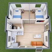 Conteneur mobile préfabriqué, maison, villa, hôtel, abri de vie, cuisine, vente en gros d'usine, sur mesure, portable, à prix plus abordable 5