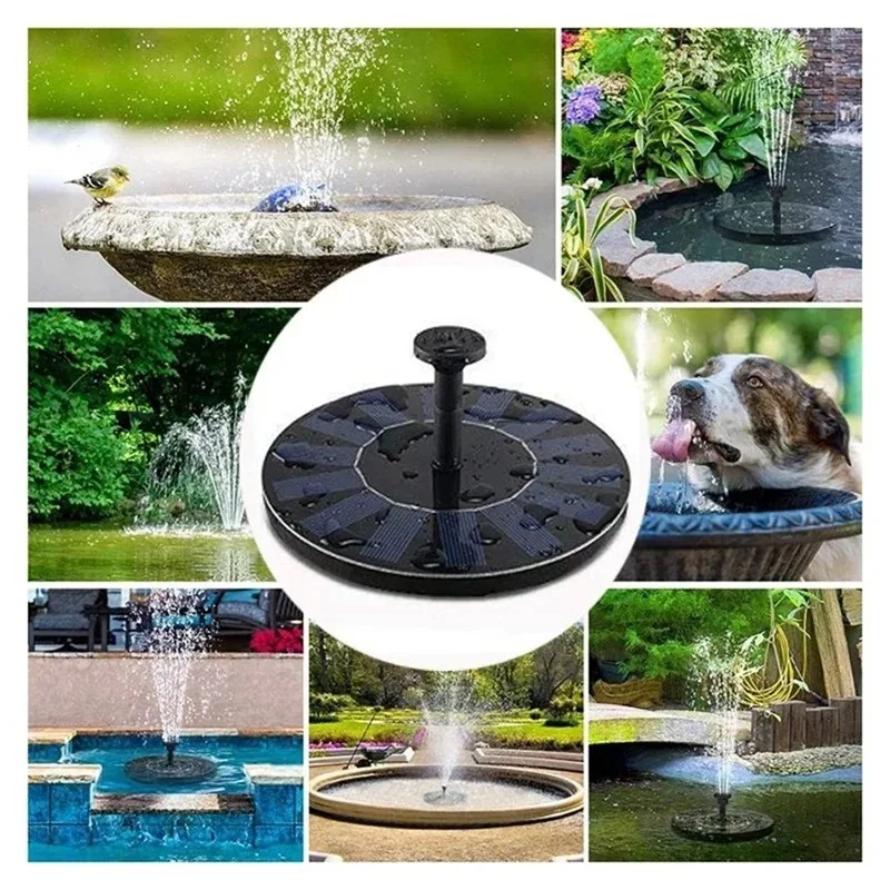 Eco-Friendly Floating Solar Fountain Pumps for Bird Baths, Garden Pools & Pond Decor