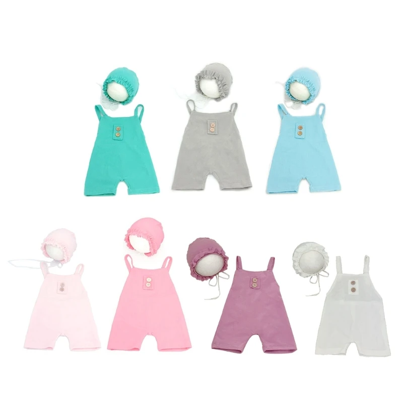 

Cute Newborn Photography Props Set Baby Boy Picture Outfits Newborn Boy Overalls Photo Studio Shoot Clothes Boy Costume