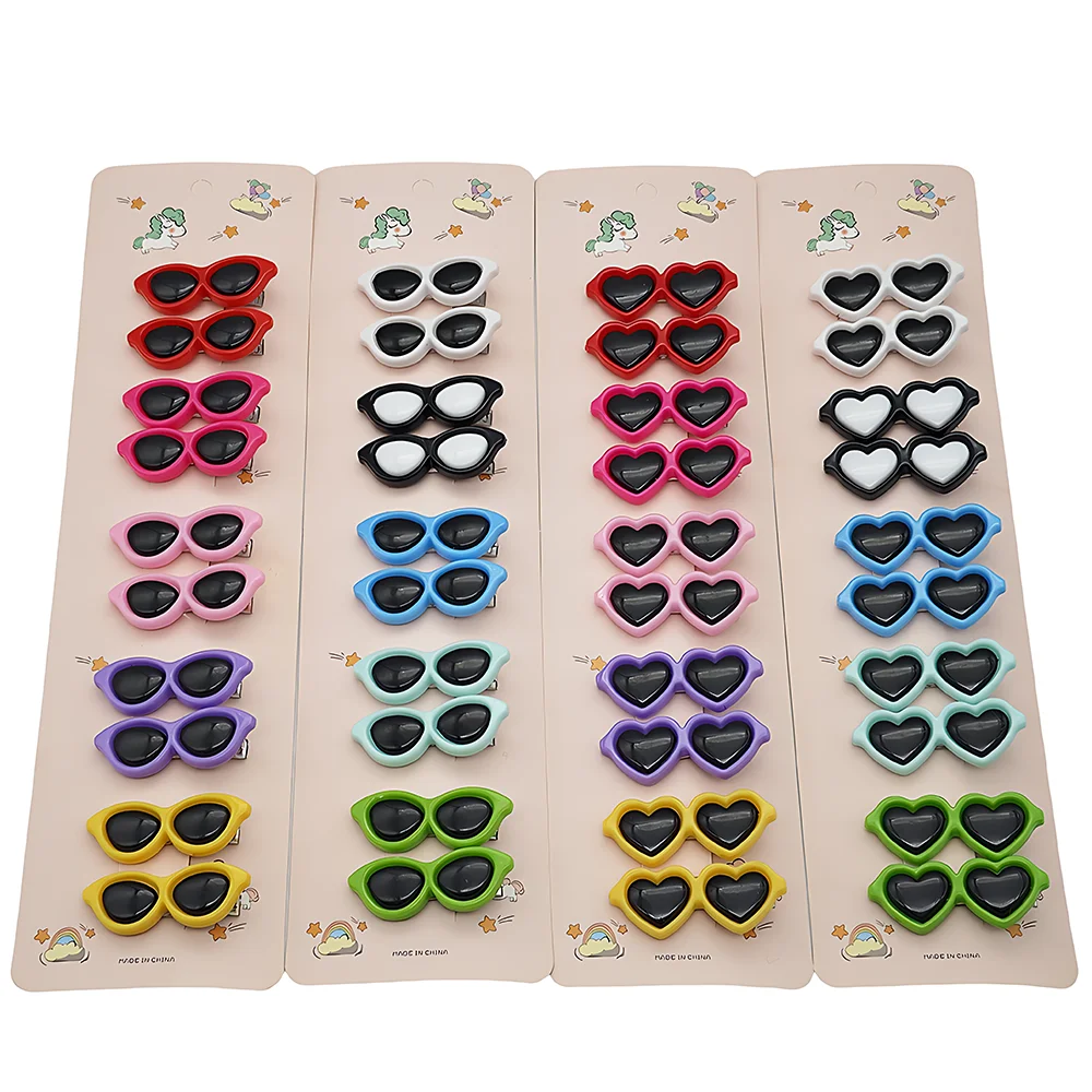 Cute Pet Hair Clips Set 2