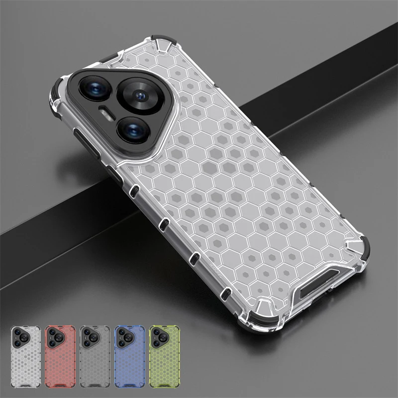 Luxury Shockproof Armor PC Silicone Protective Case - Enhanced Protection and Style