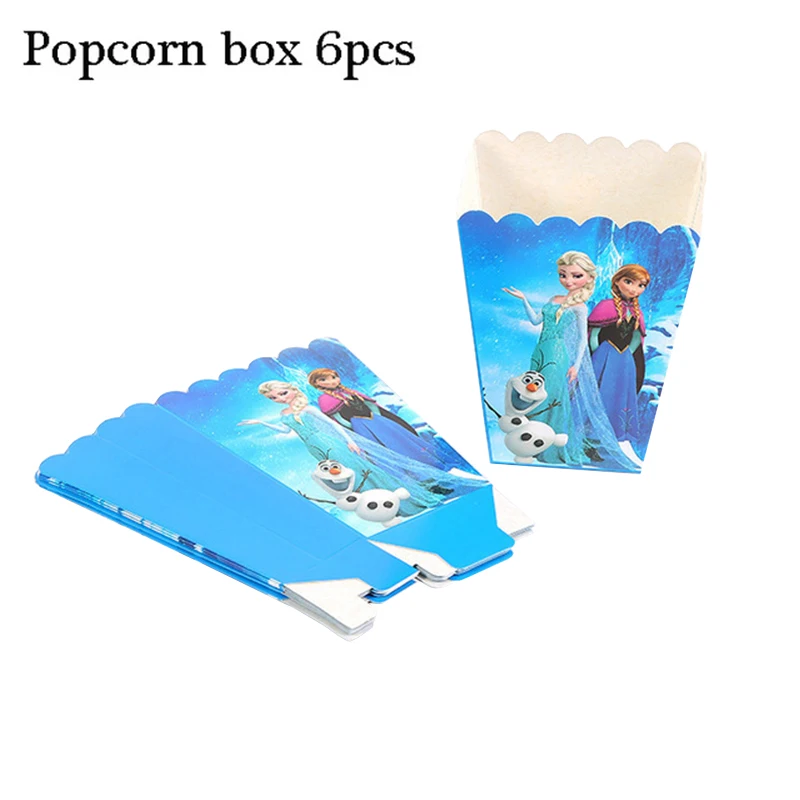6pcs Popcorn box