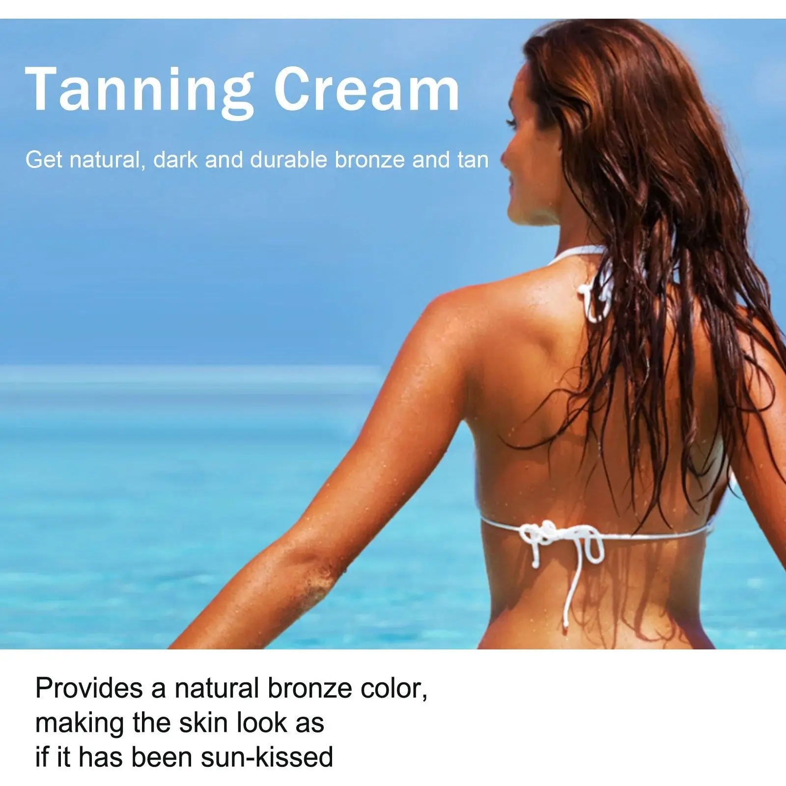Body Bronzer Lotion Sunless Tanning Cream Sunburn Repair Beach Solarium Outdoor Facial Body Quick Self-tanning Tanner Skin Cream