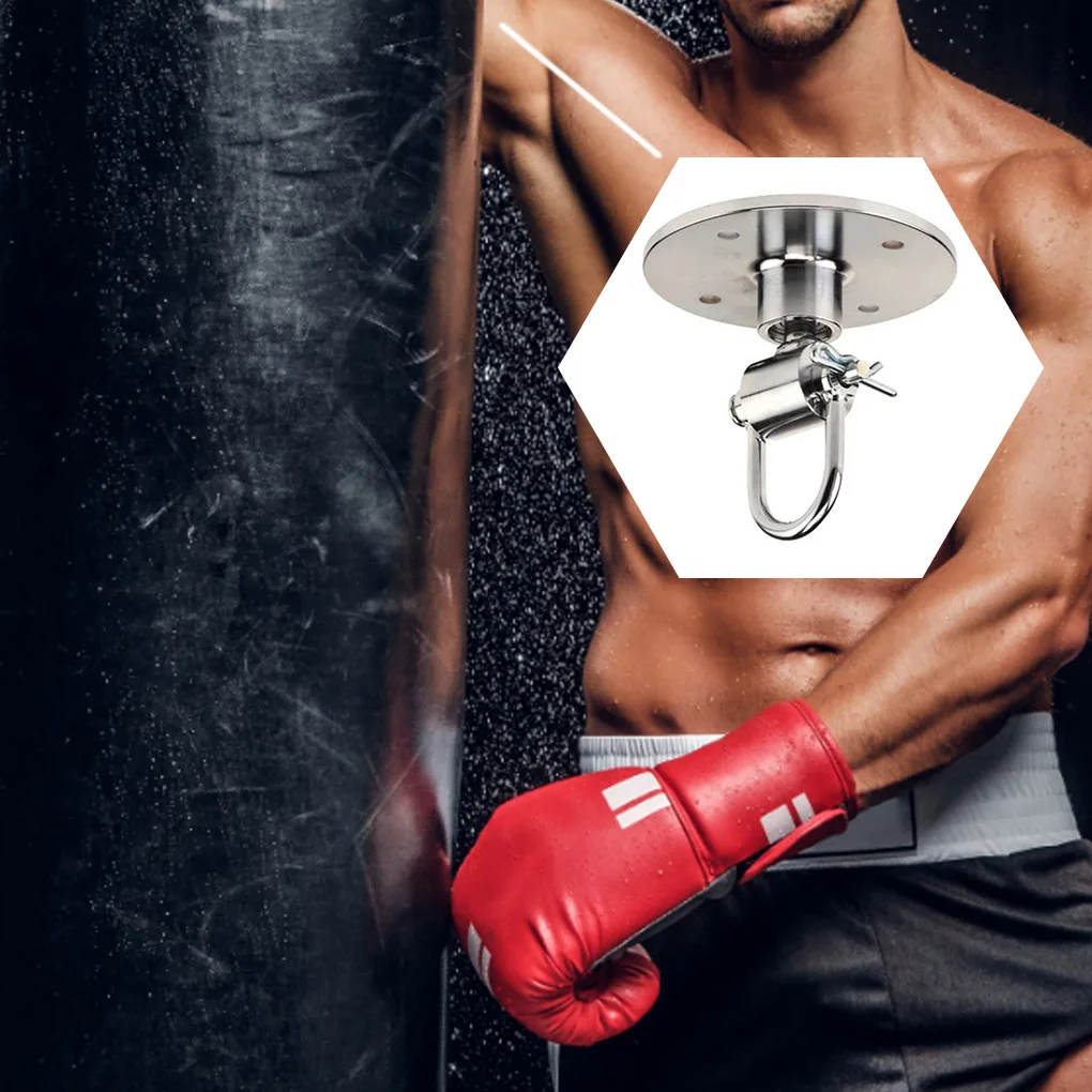 Speed Bag Swivel Pear Boxing Sandbag Punching Ball Hook Accessories