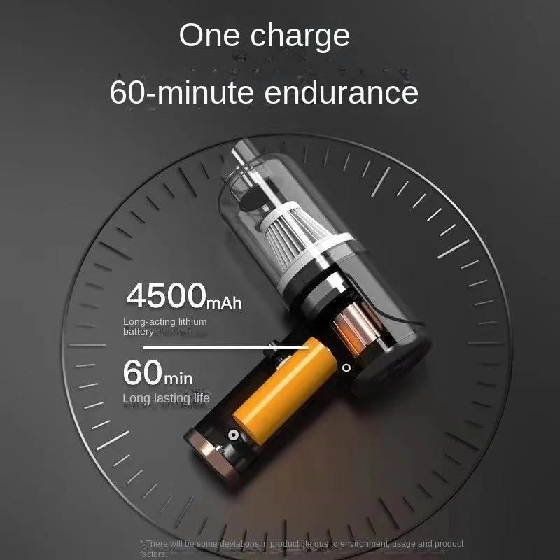USB Charging Combination Vacuum Cleaner Small Car Household Fully Automatic High Power Cleaning Wireless Vacuum Cleaner Vacuum Cleaner Portable Vacuum Cleaner Handheld Vacuum Cleaner