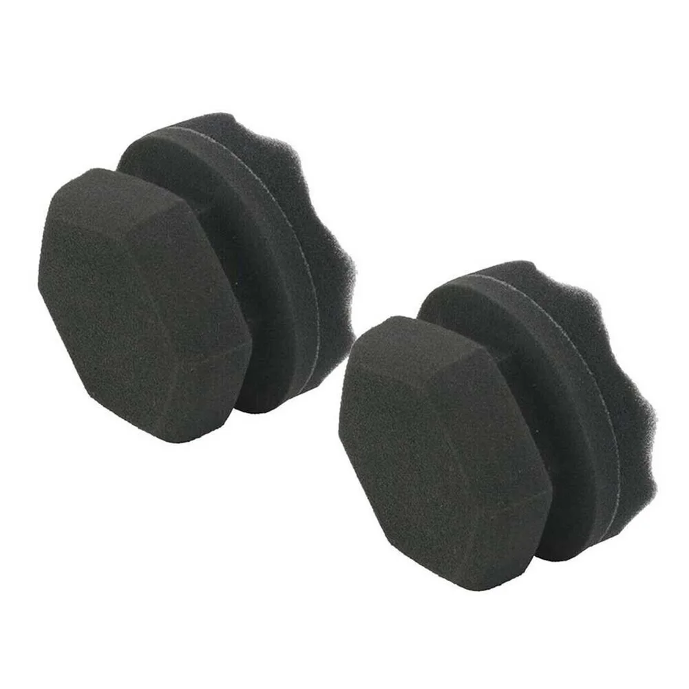 

Wavy Tire Dressing Applicator Cleaning Agent Multiple Repeated Use Sponge Tool Complete Drying Stacking