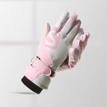 Winter skiing gloves can touch mobile phone screens, ride motorcycles, thick gloves, waterproof and windproof fabric, anti slip 3