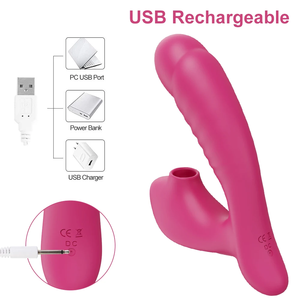 Sex Toys Vagina Sucking Vibrator Powerful Dildo Clitoris Stimulation Female Masturbation